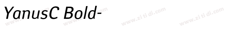 YanusC Bold字体转换